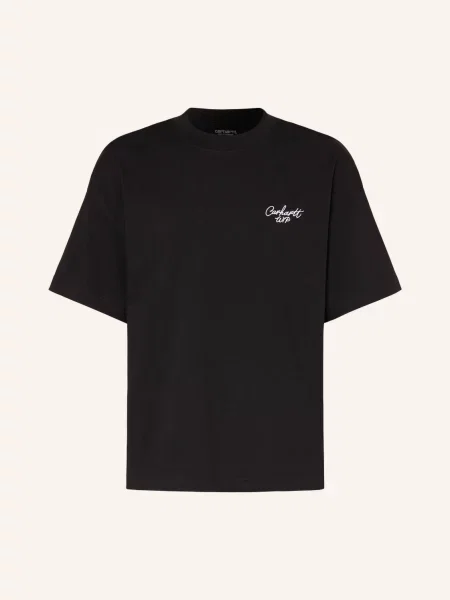Tričko Carhartt Wip s aplikacemi bílé