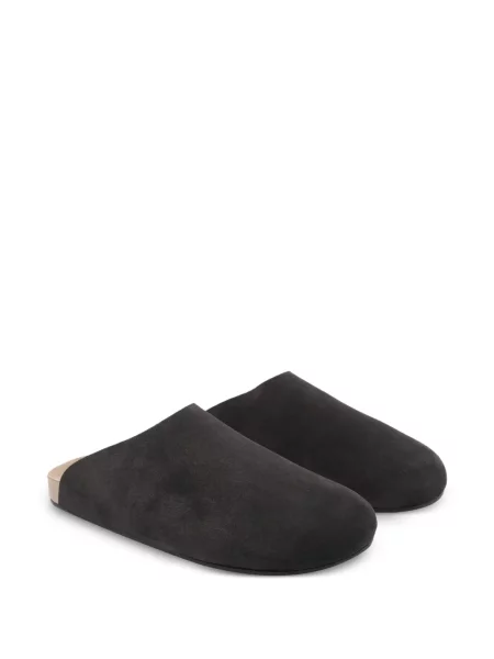 Papuci tip mules The Row negru