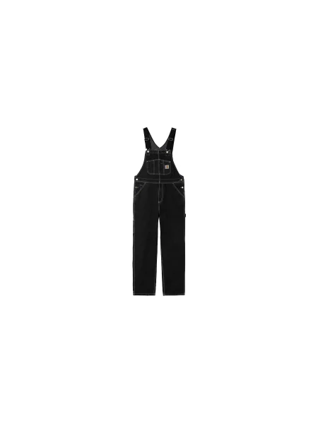 Carhartt WIP Bib Overall Mężczyźni Spodnie Carhartt WIP Size: czarny