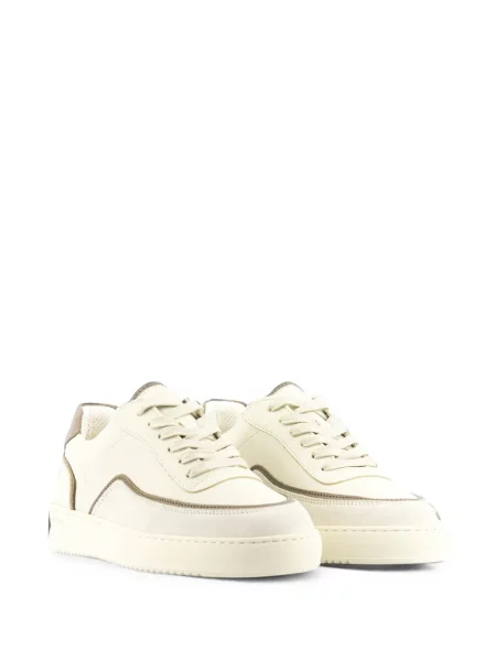 Sneakerși Filling Pieces din piele alb