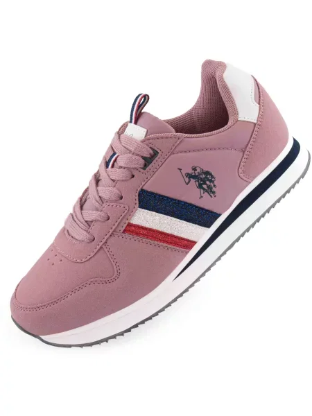 Obuwie USA Polo Assn. trampki różowe