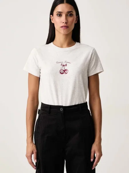 Guess Jeans T-shirt γυναικείο με ελαστάν