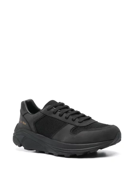 Sneakerși Common Projects din piele negru