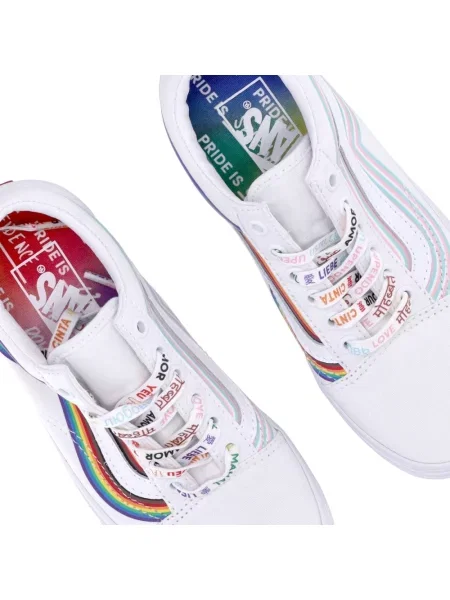 Sneakersy Vans zamszowe białe