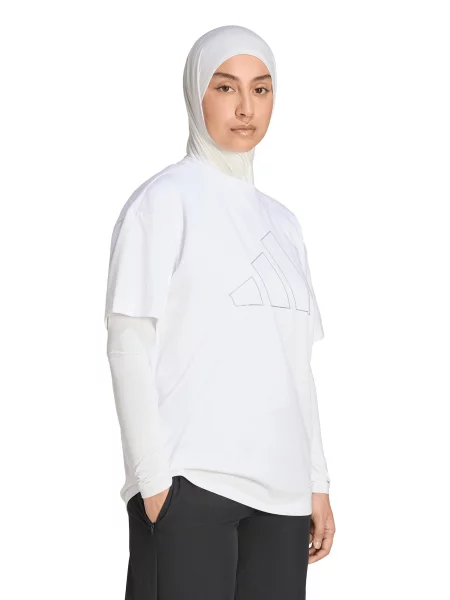ADIDAS PERFORMANCE Funkcionális felső ESS szürke fehér
