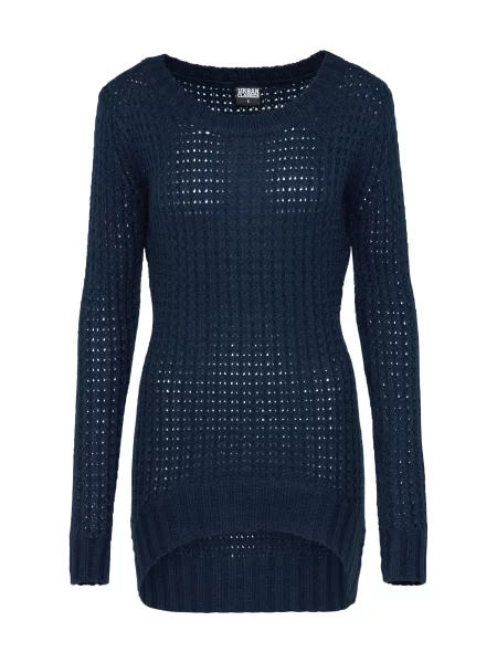 Urban Classics Pulover mornarska modra