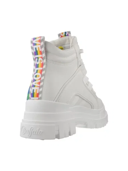Pantofi Buffalo alb