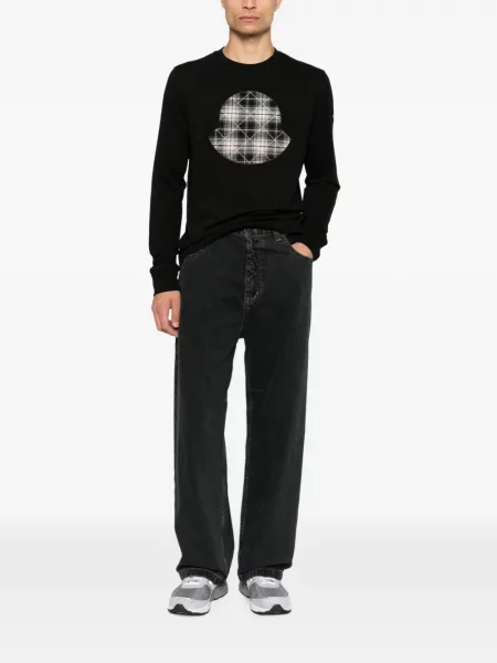 Tricou Moncler cu autograf negru