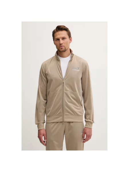 Bluza sportowa Emporio Armani Ea7 brązowa