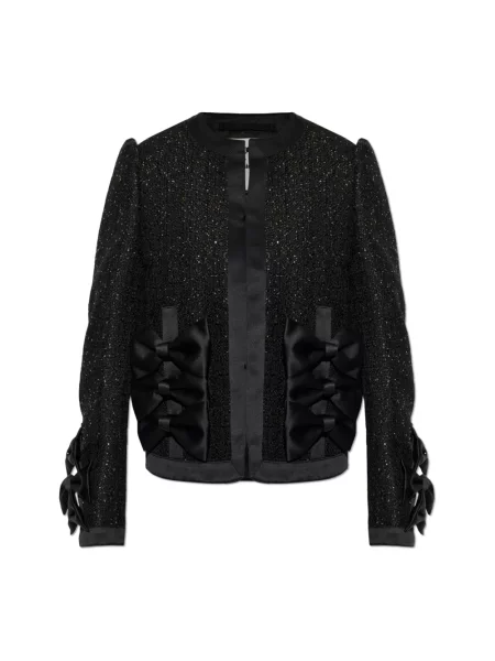 Marynarka Comme Des Garcons wełniana czarna