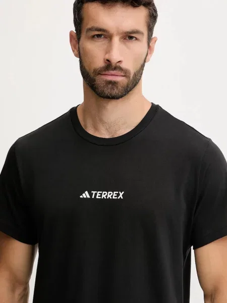 Póló adidas Terrex Signature AOP Graphic T-Shirt Black S fehér