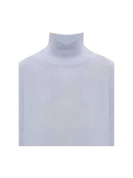 Sweter z golfem Lisa Yang niebieski
