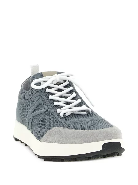 Szarvasbőr slip on sneaker Kiton kék