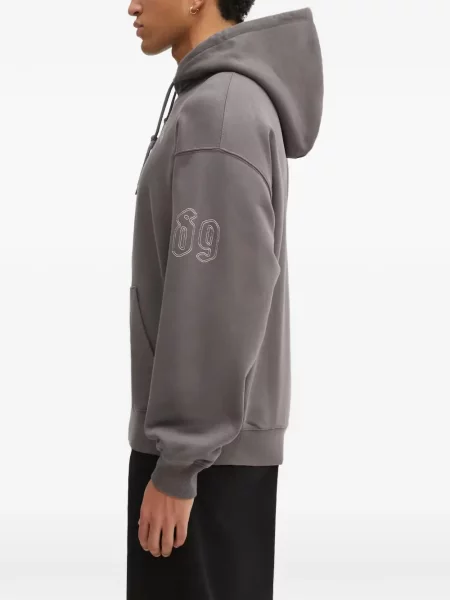 Γραφικός hoodie Carhartt Wip με κουκούλα γκρι
