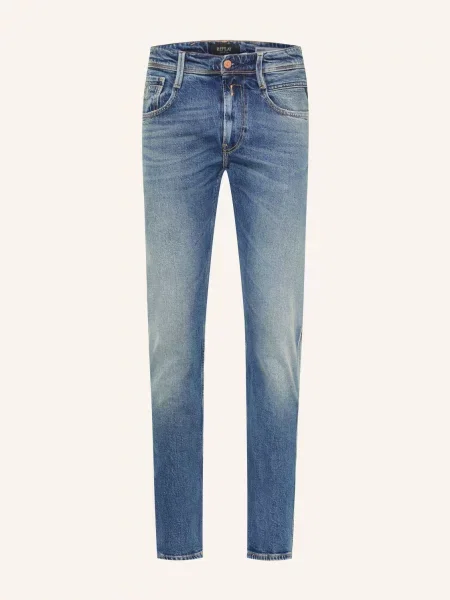 Replay Jeansy Anbass Slim Fit blau niebieskie