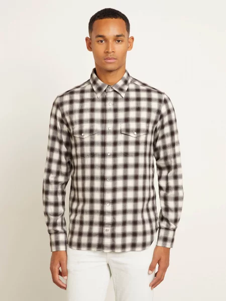 Tom Ford Koszula Regular Fit braun szara