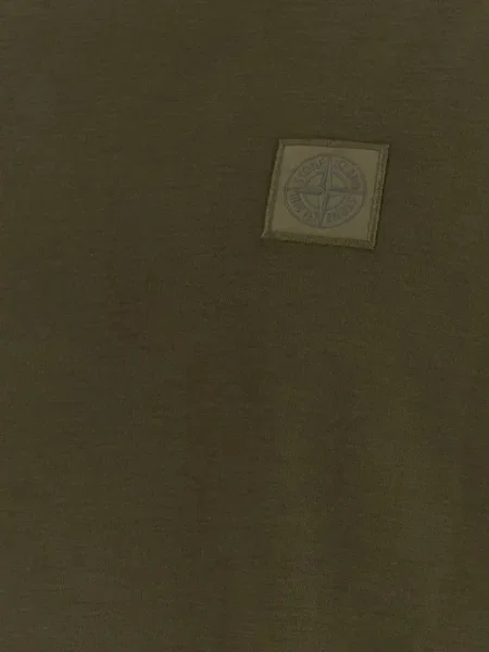 Μπλούζα Stone Island από ζέρσεϋ πέτρες πράσινο