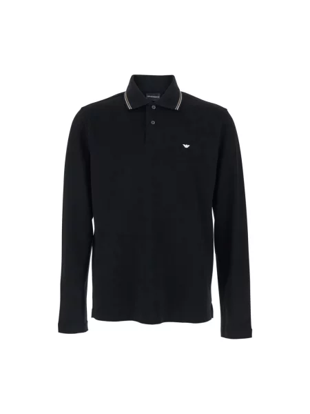 Koszulka Emporio Armani z logo czarna