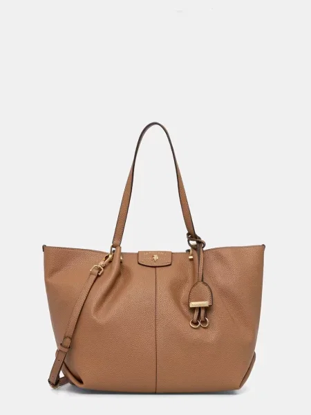 U.S. Polo Assn. torebka shopper z imitacji skóry ROYAL STEWART brązowa