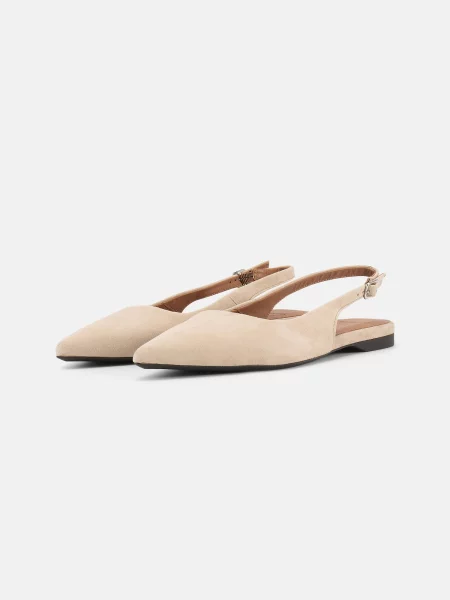 Vagabond Shoemakers balerini piele întoarsă HERMINE bej