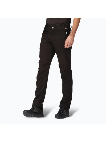 Softshellové kalhoty REGATTA Geo Softshell II black černé