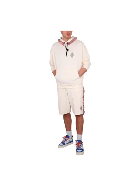Bluza z kapturem Marcelo Burlon różowa