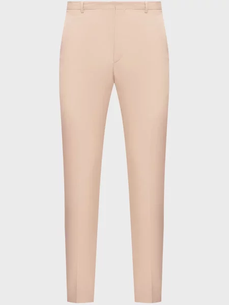 Льняные брюки Calvin Klein бежевые