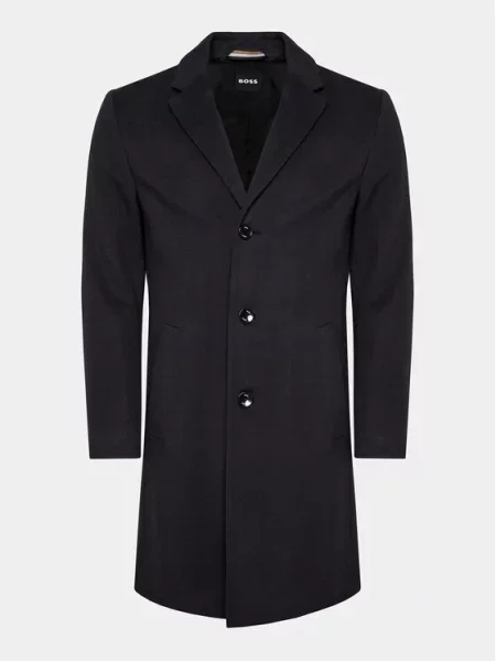 Boss Vuneni kaput tamnoplava