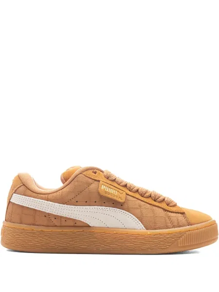 Sneakerși Puma Suede din piele de căprioară maro