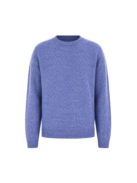 Sweter Dondup z kaszmiru fioletowy