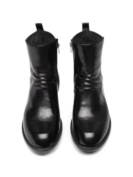 Cizme scurte Officine Creative din piele negru