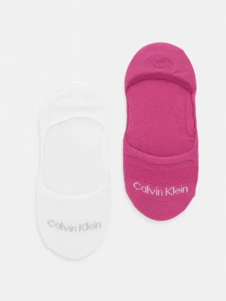 Calvin Klein kotníkové ponožky růžové