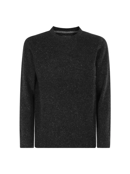 Sweter Barbour z długim rękawem czarny