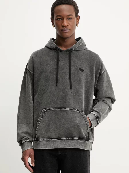 Pulover Diesel S-BOXT-HOOD-DEN siva