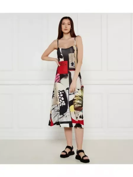 Desigual Rochie Desigual x M. Christian Lacroix NEWSPAPER