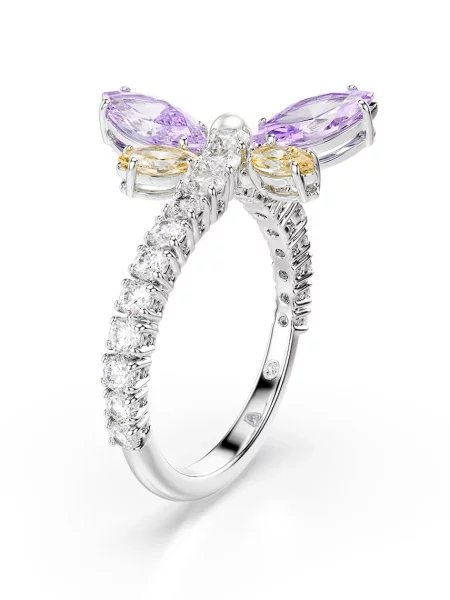 Swarovski pierścionek metalowy kryształ Ariana Grande x