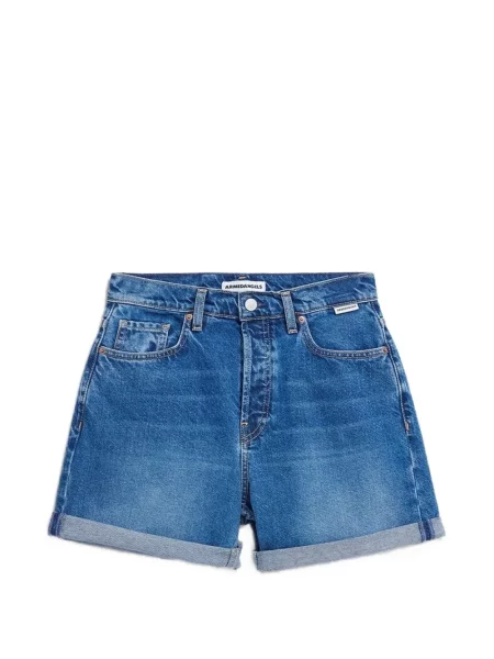 Pantaloni scurți din denim Armedangels albastru