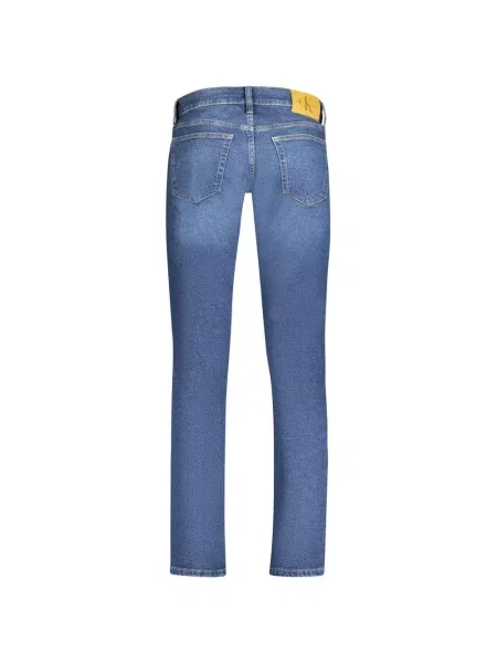 Jeansy skinny Calvin Klein niebieskie