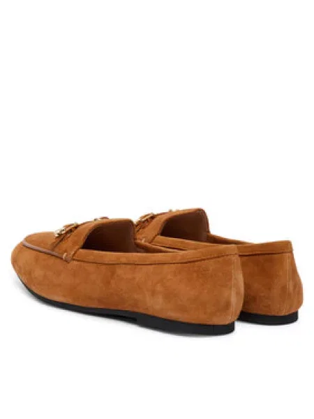 Loaferice LOVE MOSCHINO smeđa