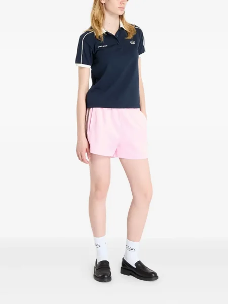 Top sport Adidas cu dungi de catifea cord tenis albastru