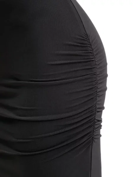 Rochie mini Bond Eye cu volane negru