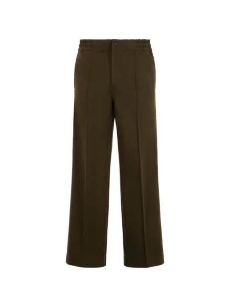Pantaloni Moncler Grenoble alergare verde