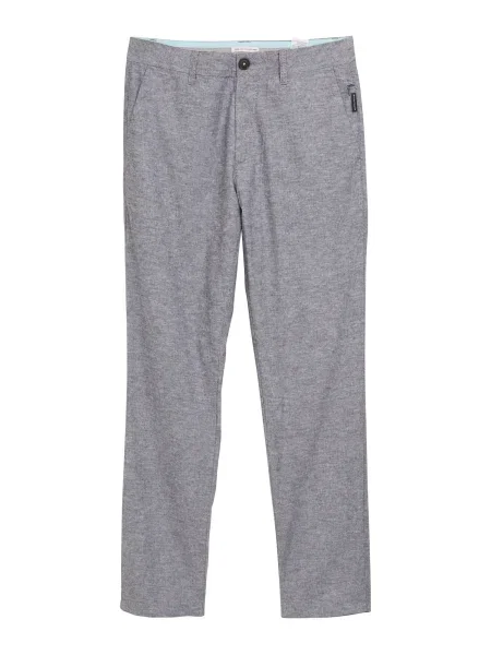 TOM TAILOR Chino hlače temno siva