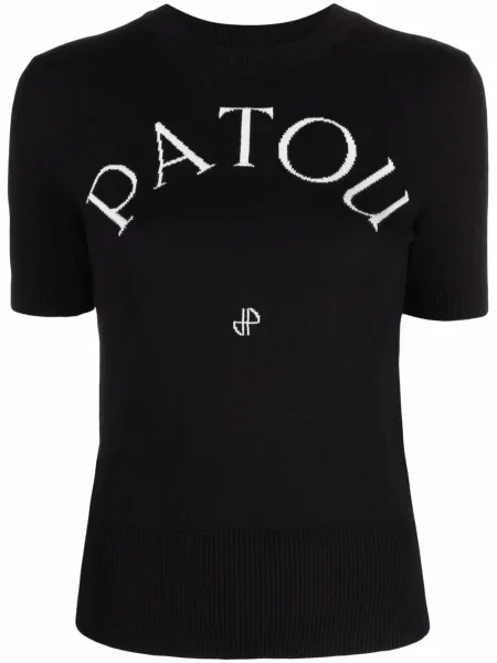 Top Patou tricotate negru