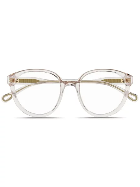 Ochelari de soare ovali Chloé Eyewear roz