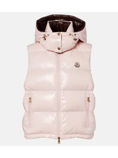 Vestă din puf Moncler roz