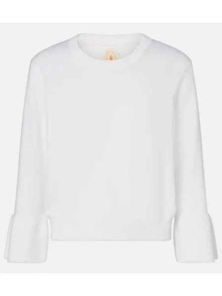 Pulover Jardin Des Orangers din cașmir alb