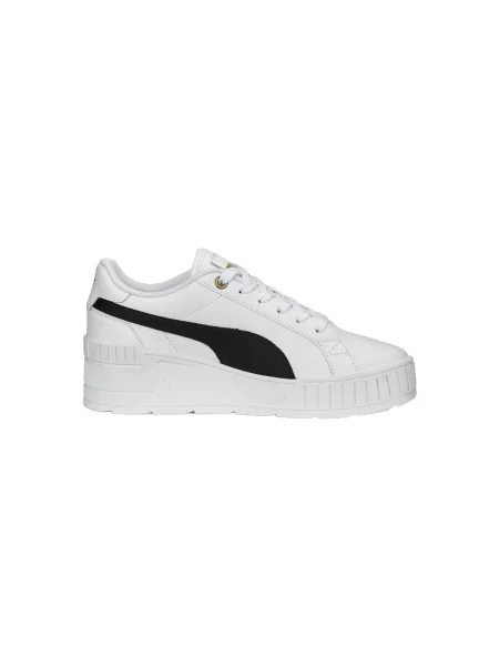Pantofi Puma cu pană auriu