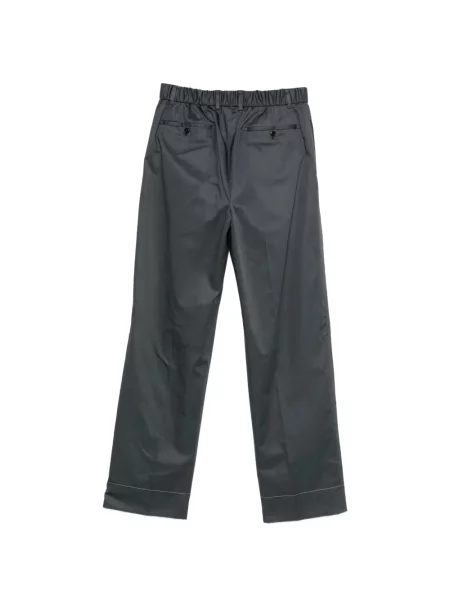 Πλισέ παντελόνι Brioni γκρι