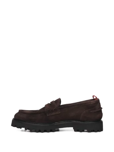 Loafers Giuliano Galiano με στρογγυλή μύτη καφέ
